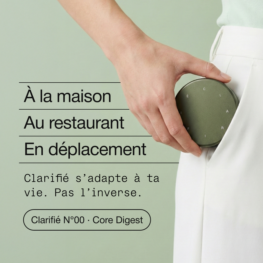 Pilulier portable clarifié
